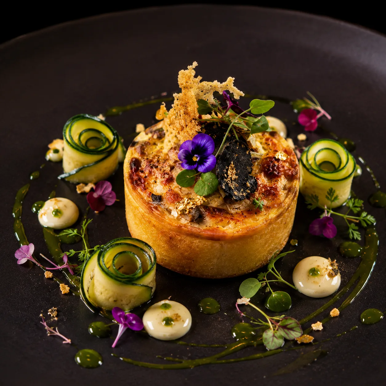 House-made French quiche